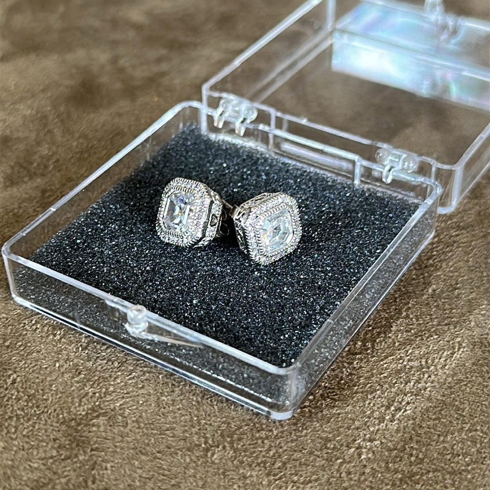 Elegant Silver Stud Earrings